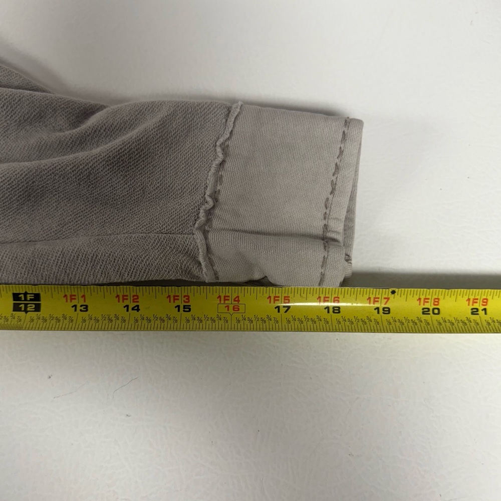 Cleo + Wolf Gray Button Down Long Sleeve Shirt Ja… - image 8